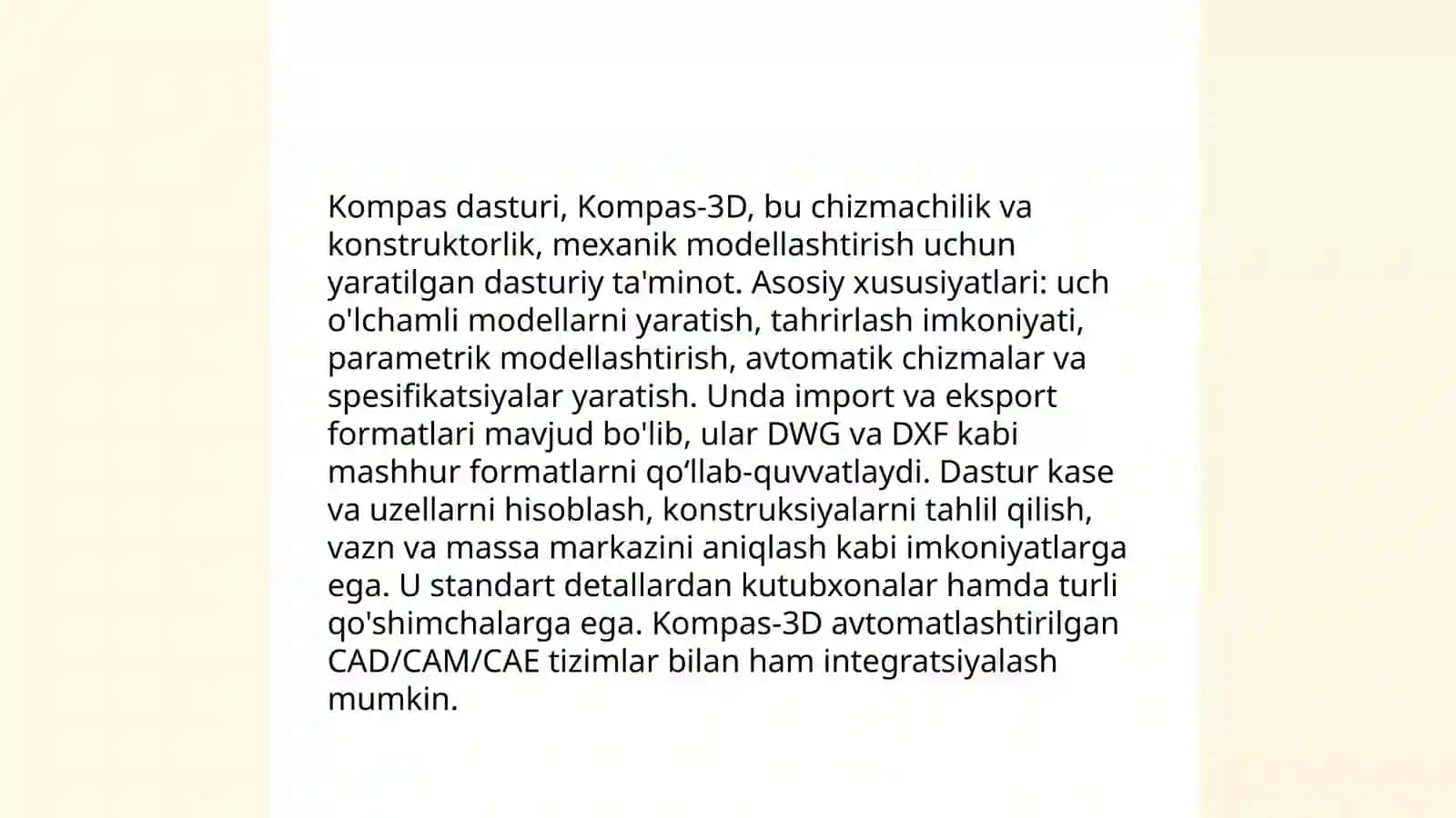 Kompas dasturi 4