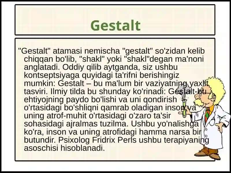 GESTALT TERAPIYA METODLARI 4