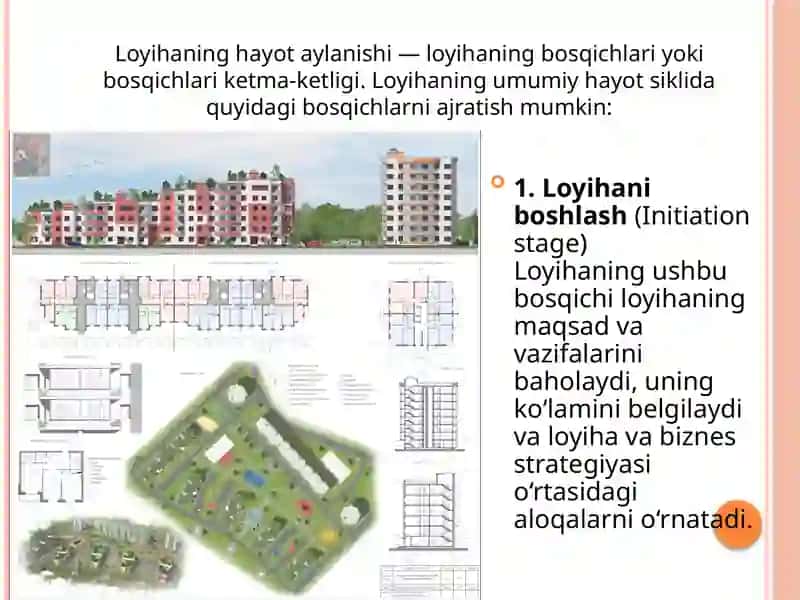 Qurilish loyihalarini boshqarishning asosiy bosqichlari 4
