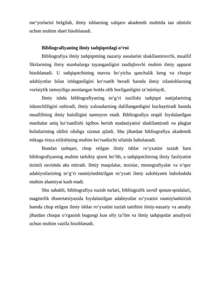 BIBLIOGRAFIYA TUZISH TURLARI (ALFAVIT, XRONOLOGIK, JANR BOʻYICHA) 4
