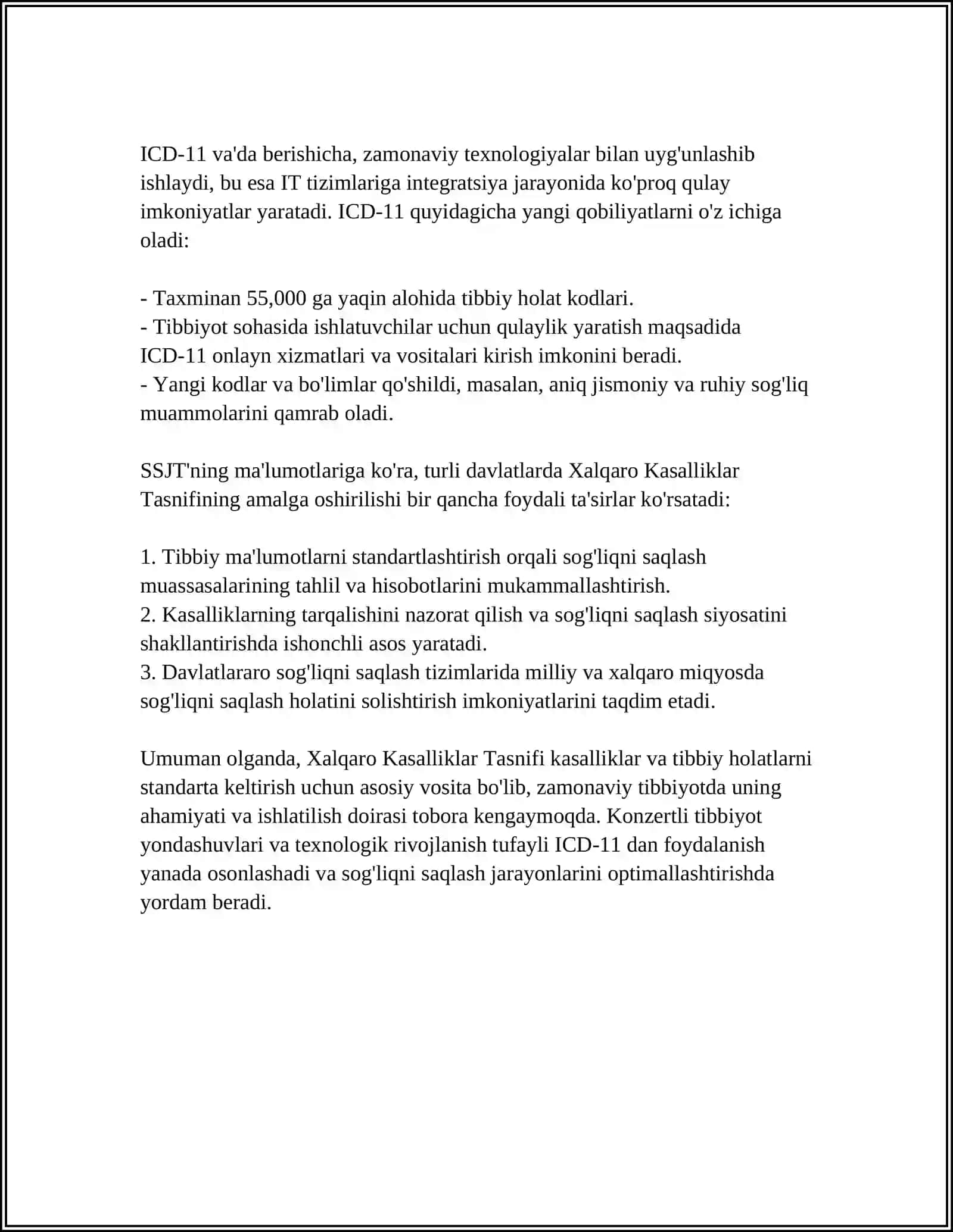 Xalqaro Tibbiy Ramzlar 4