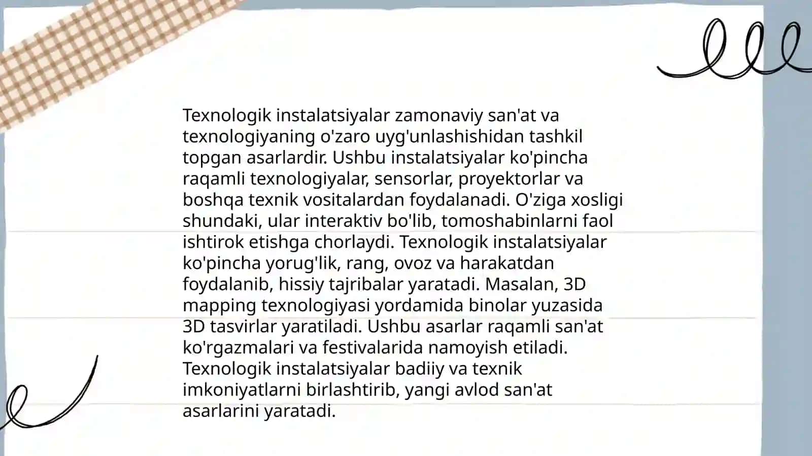 Art texnologiya va kreativlik fani manbalari tizimi va uning xilma-xilligi 4