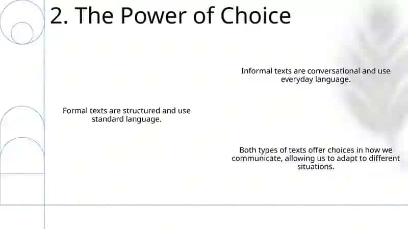 Formal and Informal Texts 4