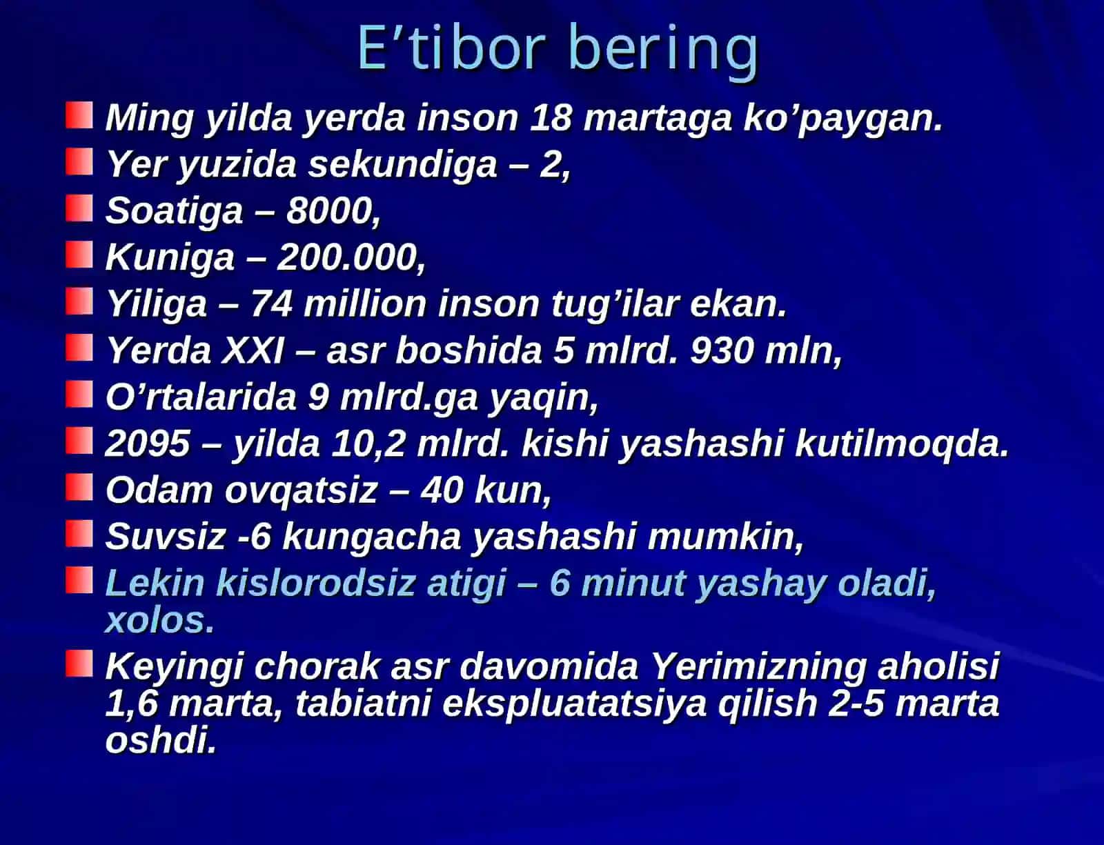XXI asrda ekologik tahdidlar va ularni bartaraf etishning huquqiy asoslari 4