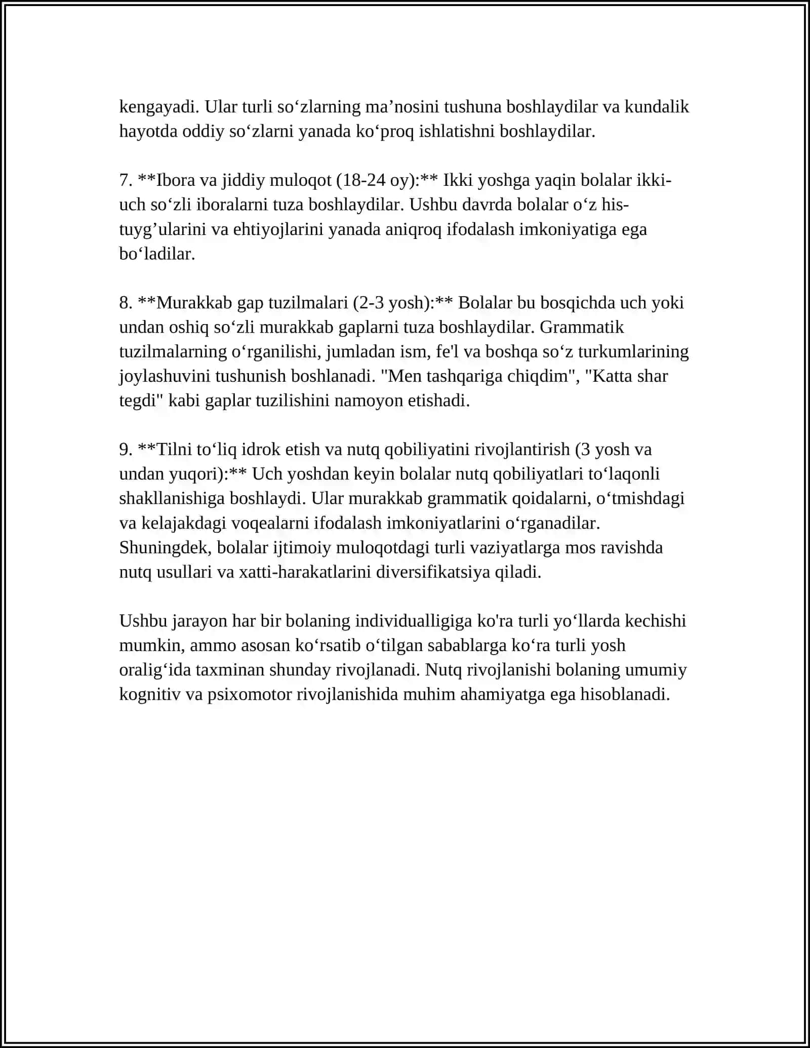 BOSHLANĜICH SINFDA GAP USTIDA ISHLASHDAGI IZCHILLIK 4