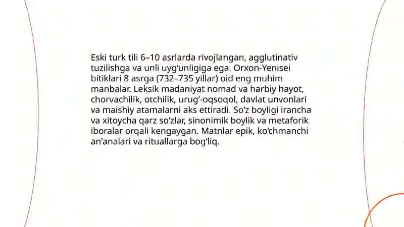 Orxon-Yenisei yozuvlari va epigrafika 4