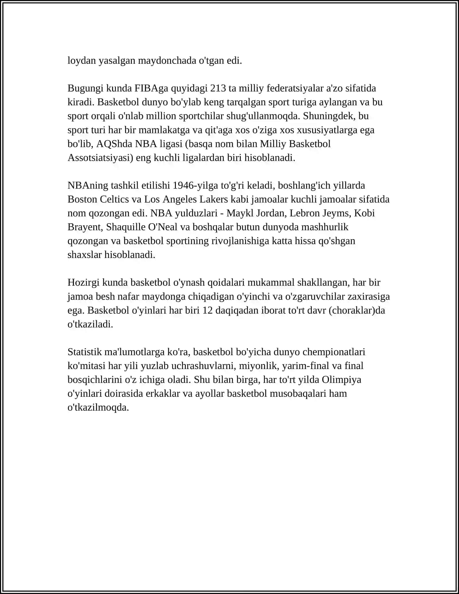 BASKETBOL 4