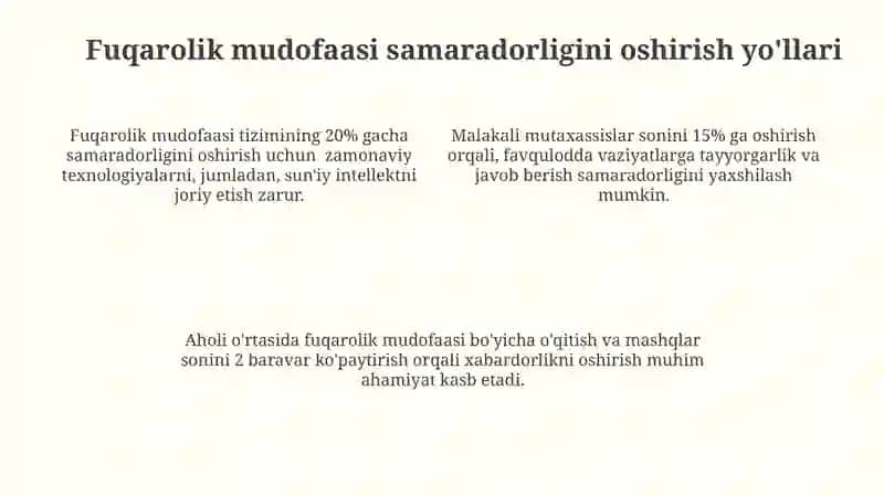 O'zbekiston Respublikasi fuqaro muhofazasining huquqiy va tashkiliy asoslari 4