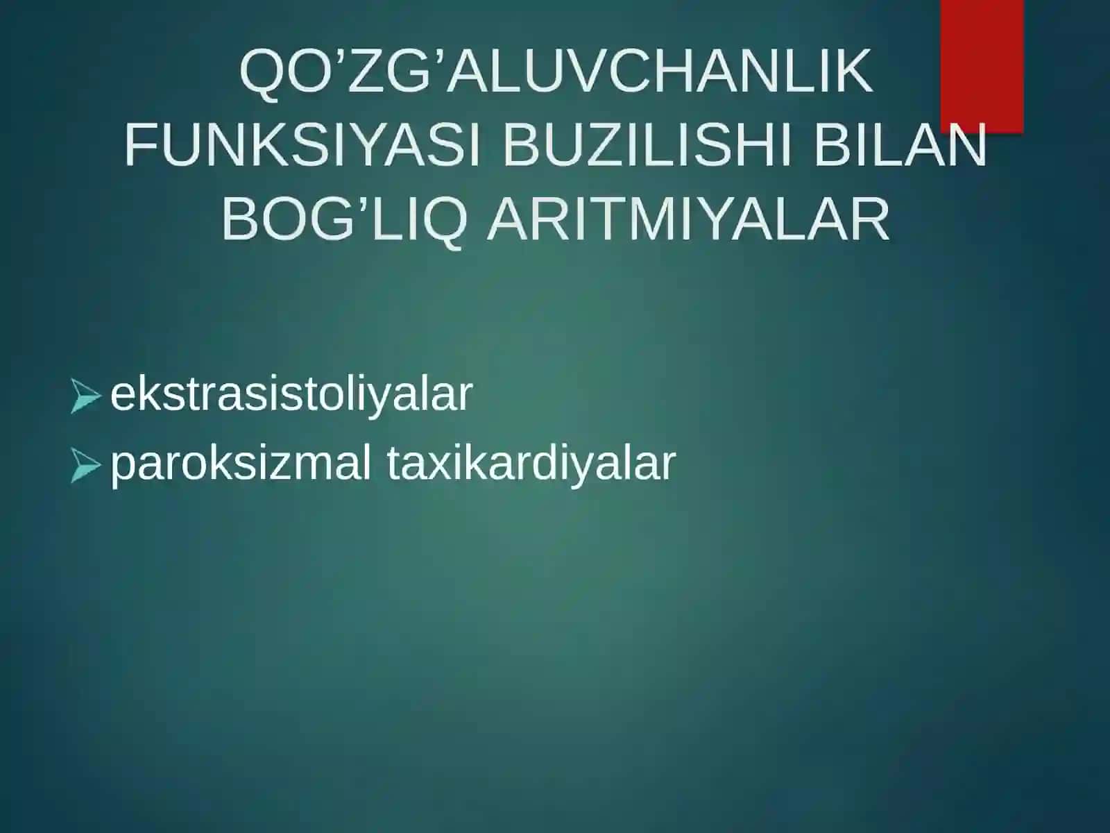 Yurаkаritmiyasivablokadasi 4