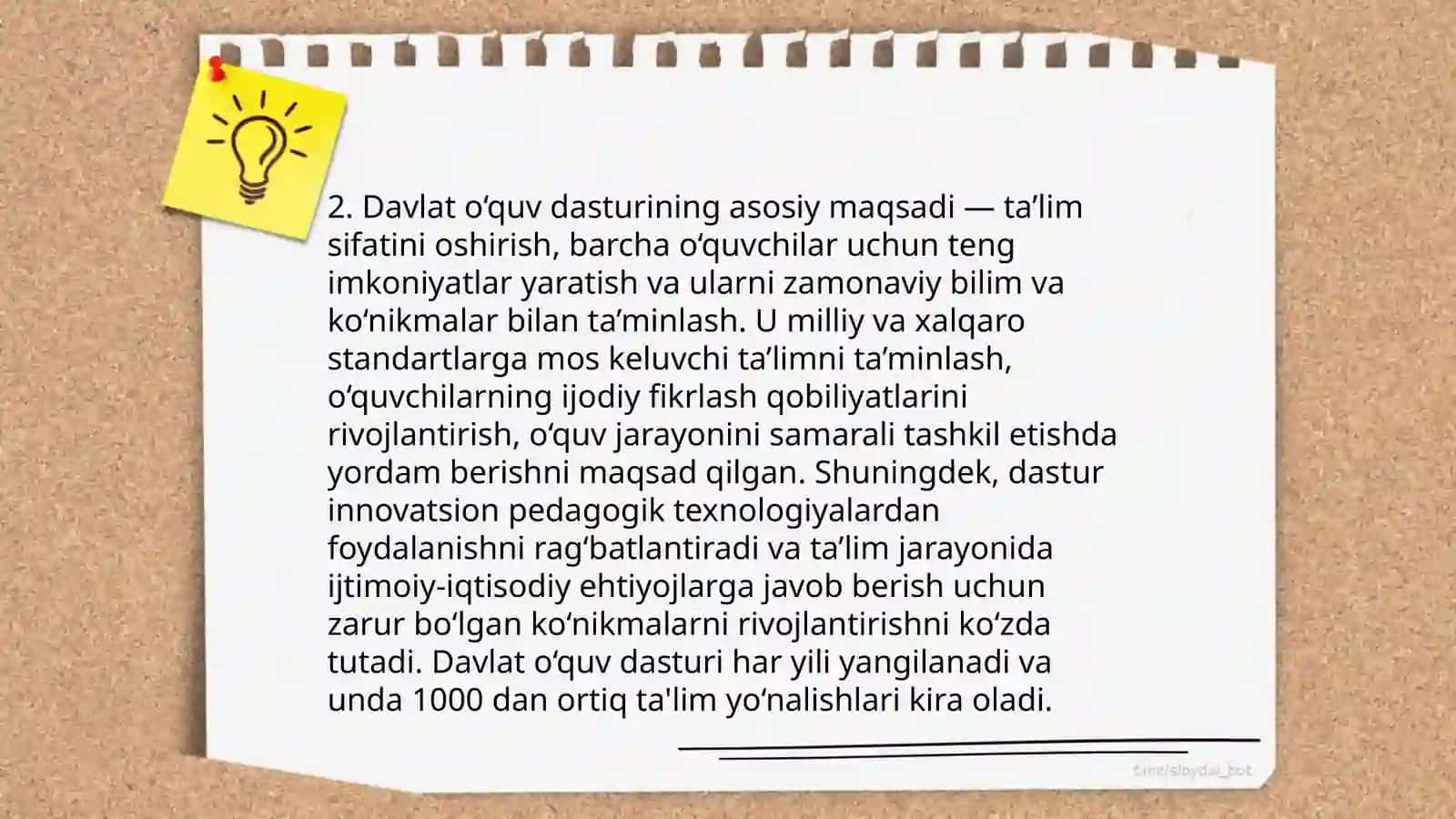 Ilk qadam maktabgacha ta'lim tashkilotining davlat o'quv dasturi 4