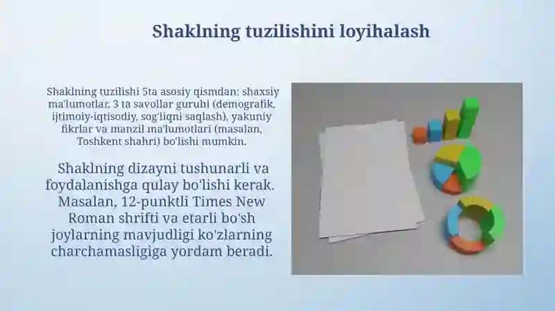 Ma'lumot yiģish shaklini tuzish Ergasheva Sevinch 4