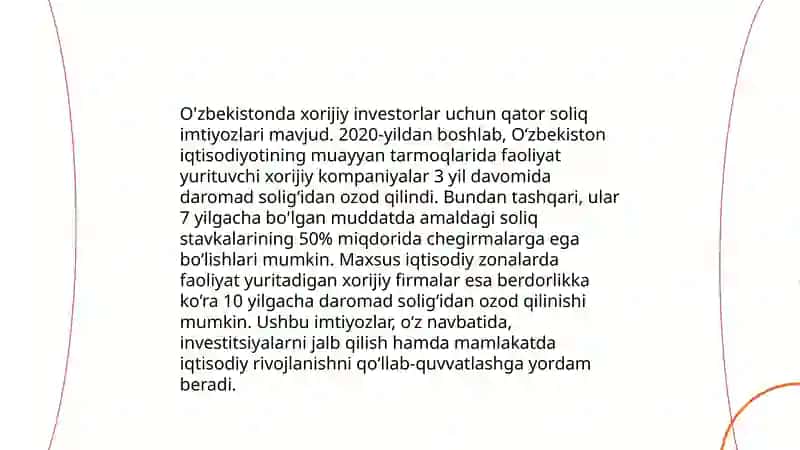 Davlatning xorijiy investitsiyalarni ragʻbatlantirishdagi roli 4