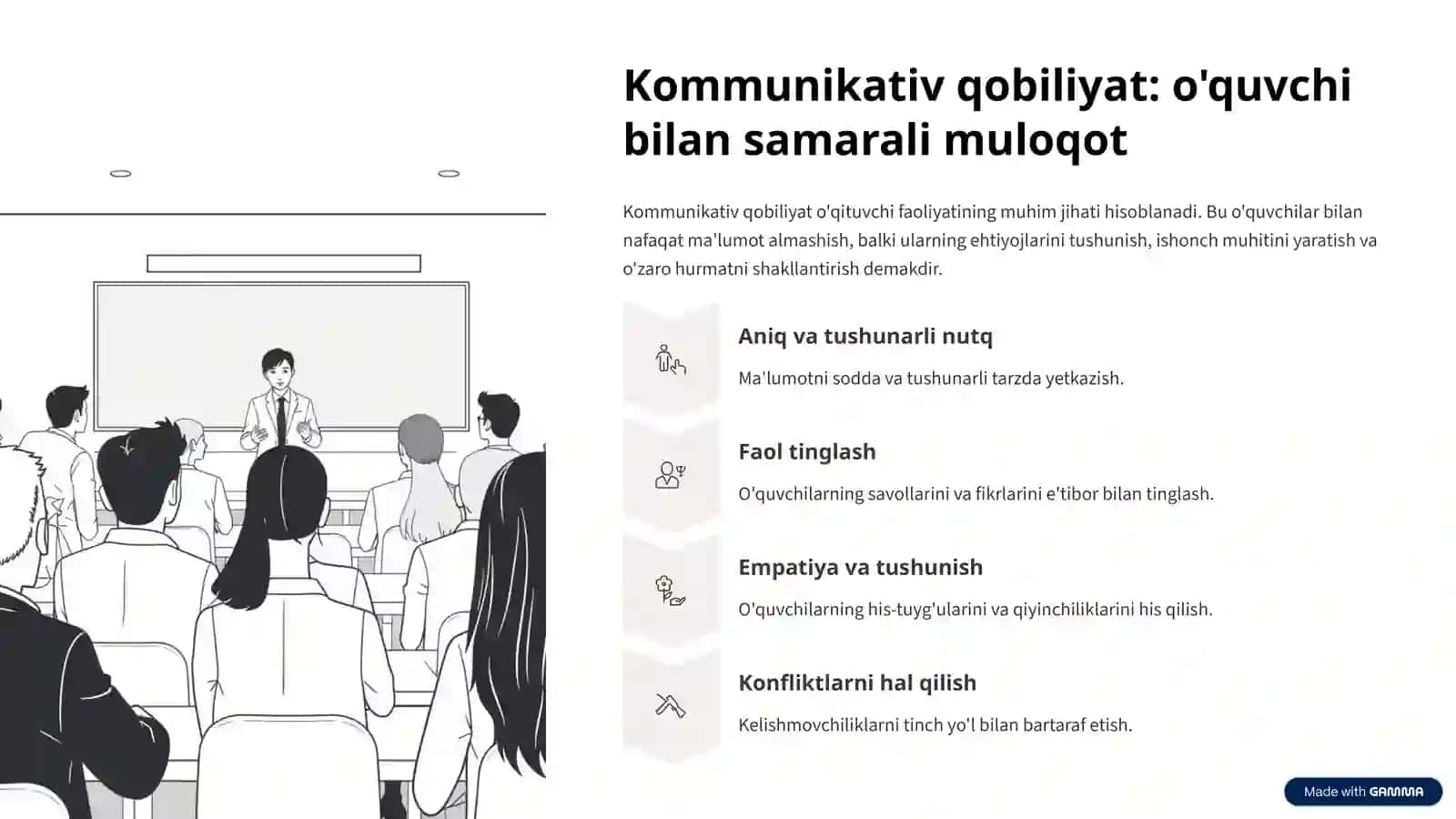O'qituvchi faoliyatida pedagogik qobiliyat samarali darsning kaliti 4