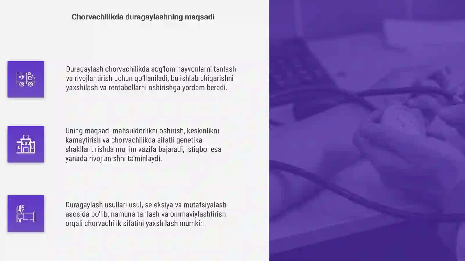 Duragaylash chorvachilikda 4