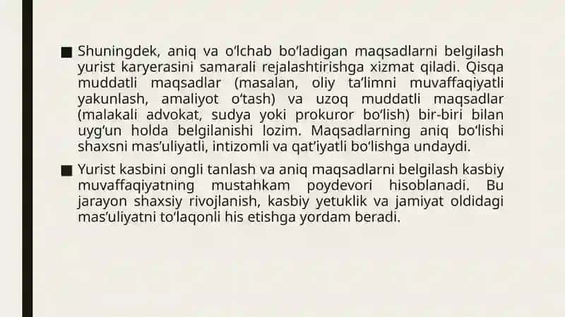 Muvaffaqiyatli yurist karyerasini rejalaştirish usullari 4