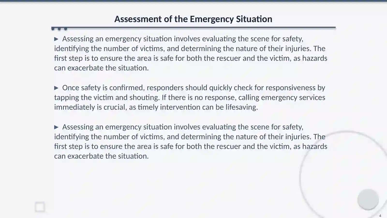 Research and Present Common First Aid Procedures 4