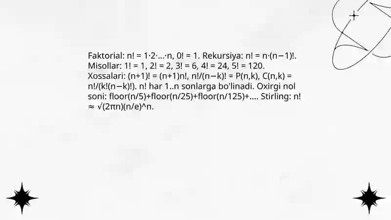 Kombinatorika elementlari 4