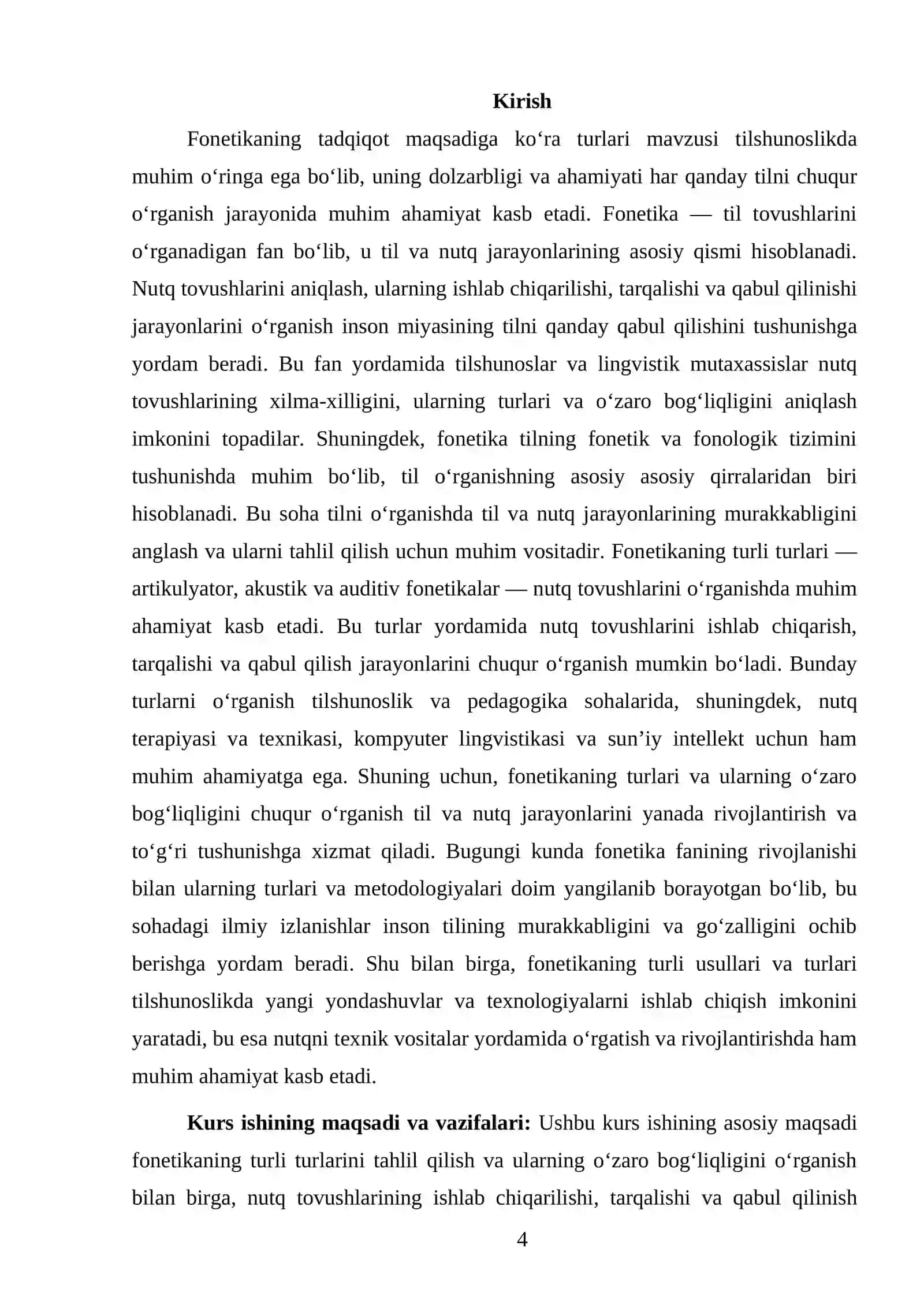 Fonetikaning tadqiqot maqsadiga koʻra turlari 4