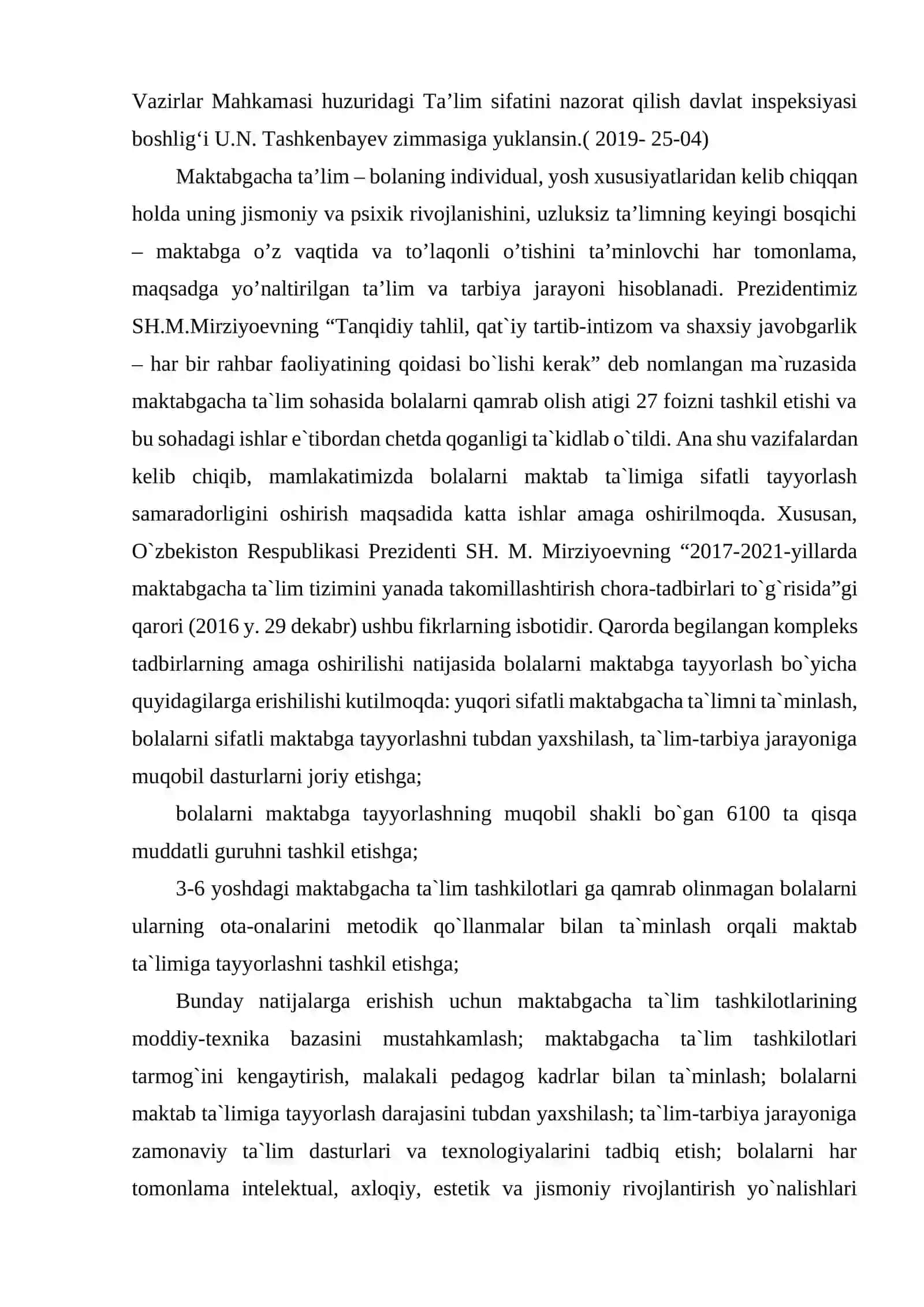Maktabgacha ta'lim tashkilotlarini tekshirish qilishda yuzaga keladigan muammolar 4