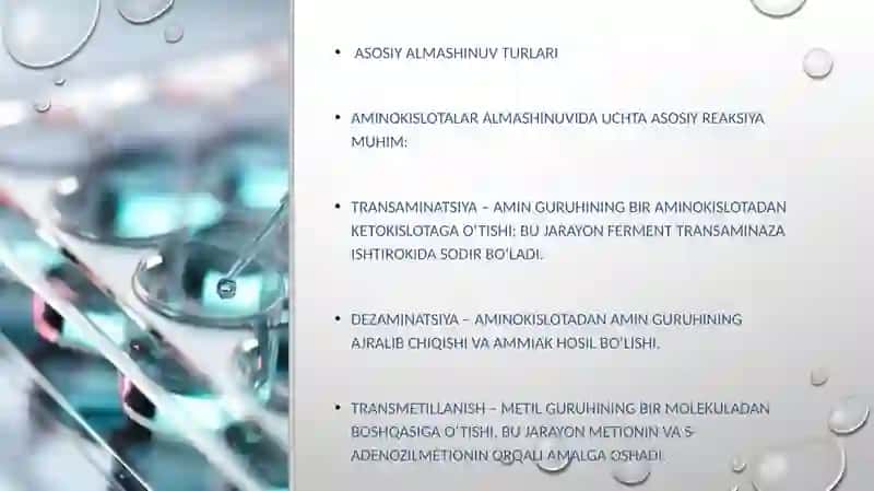 Aminokislotalarning almashinuvi va ularning buzilishi bilan bog‘liq kasalliklar 4
