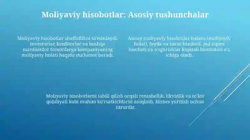 Moliyaviy xisobot 4