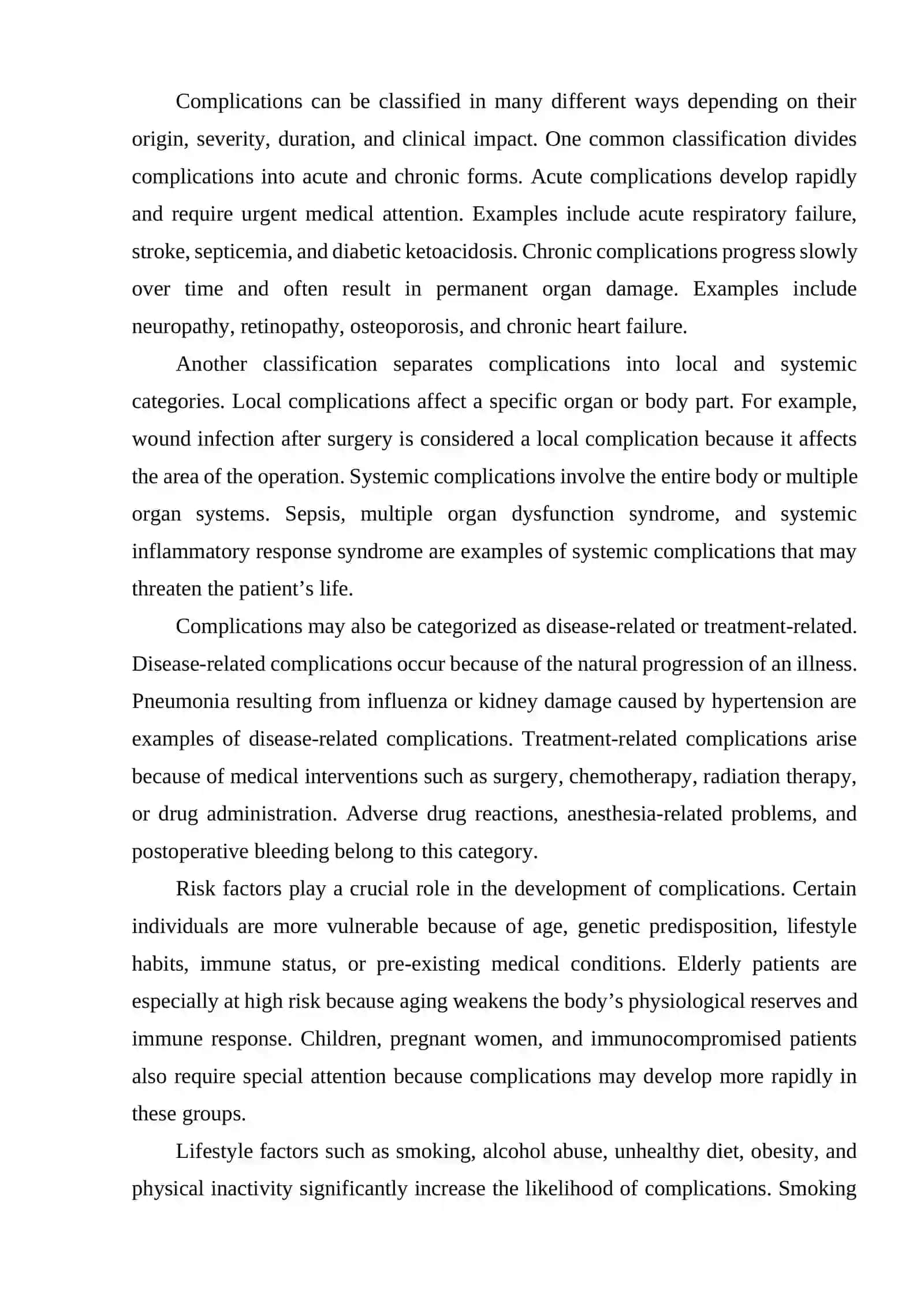 Research into Complications 4