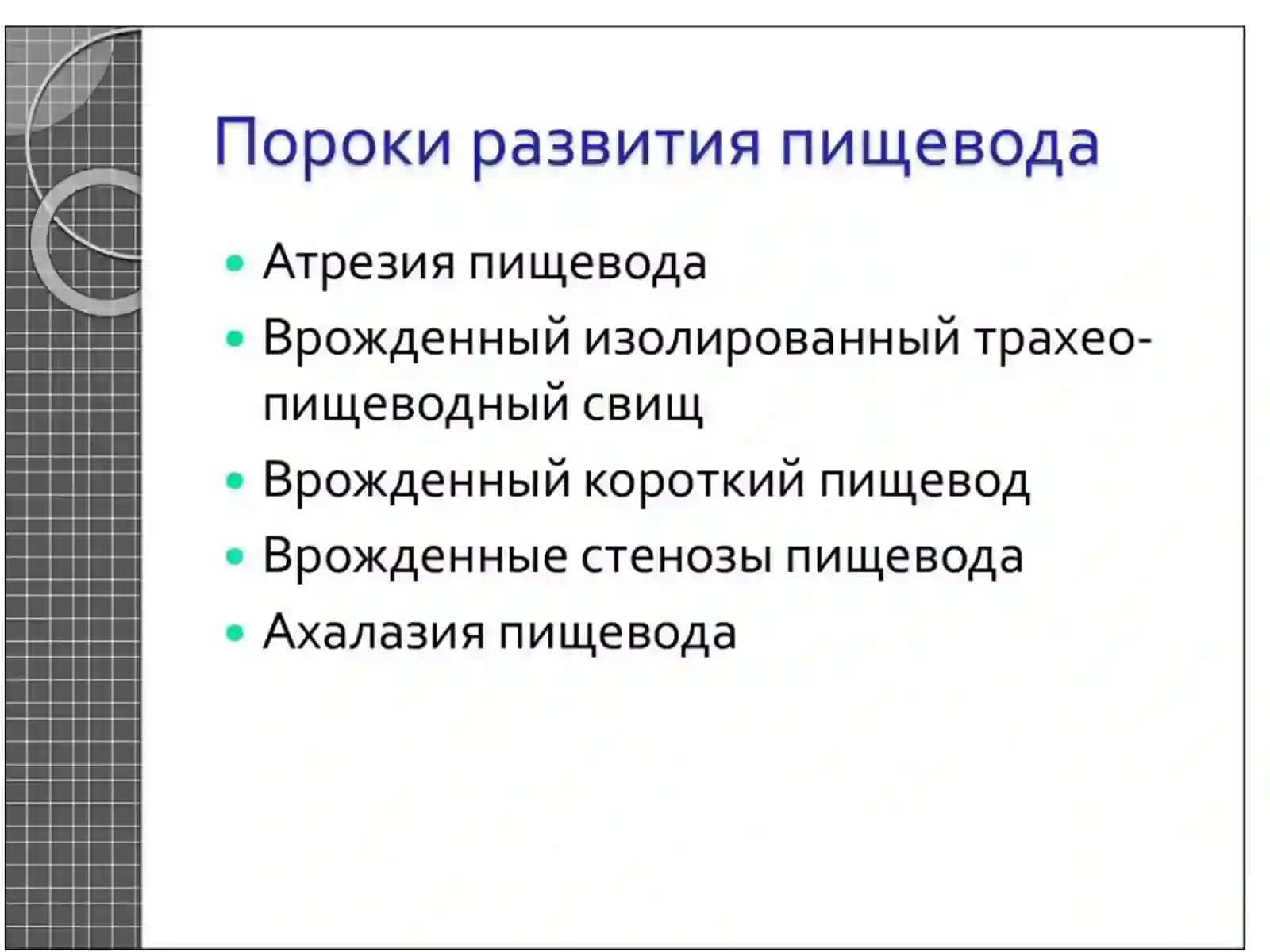 Атрезия Пищевода 4