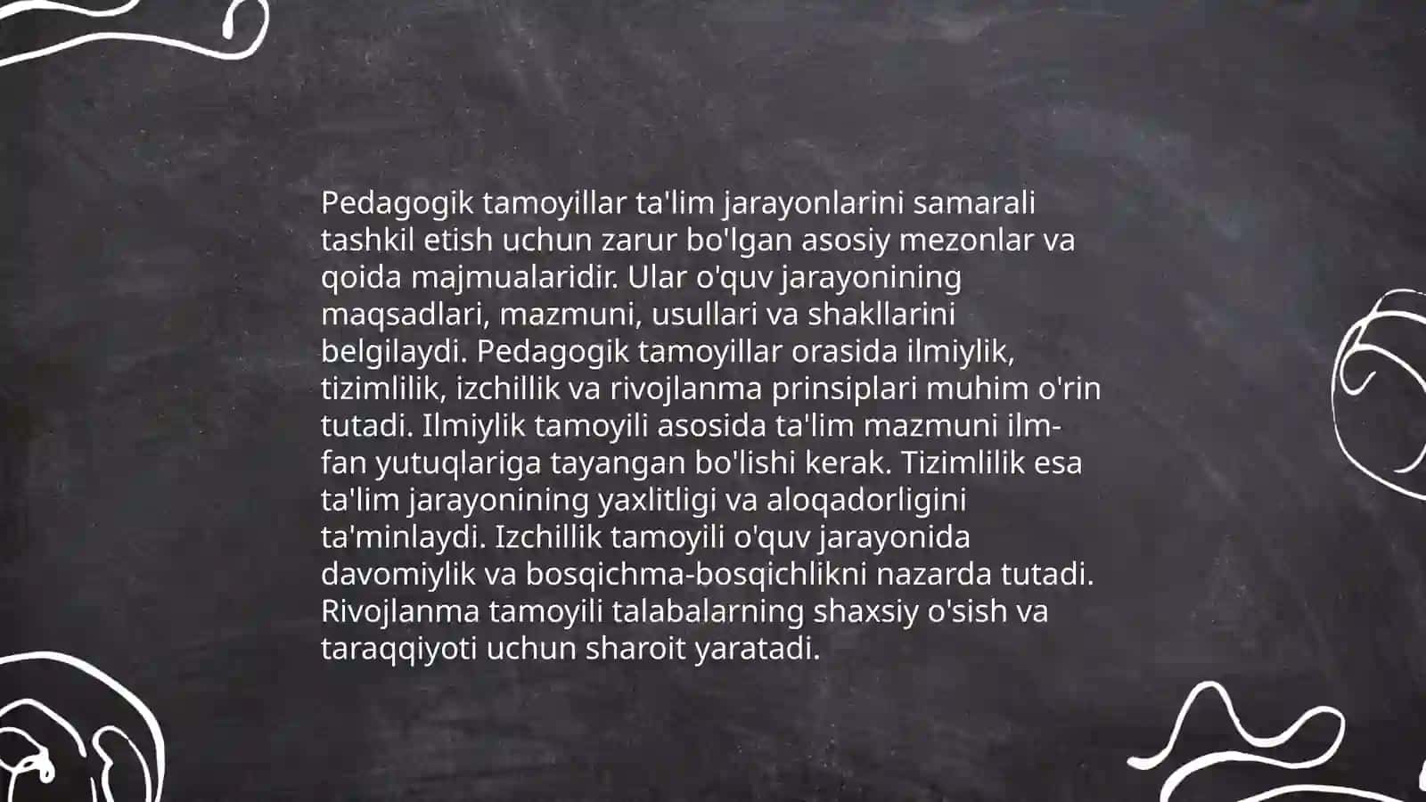 Ta'lim qonuniyatlari va tamoyillari 4