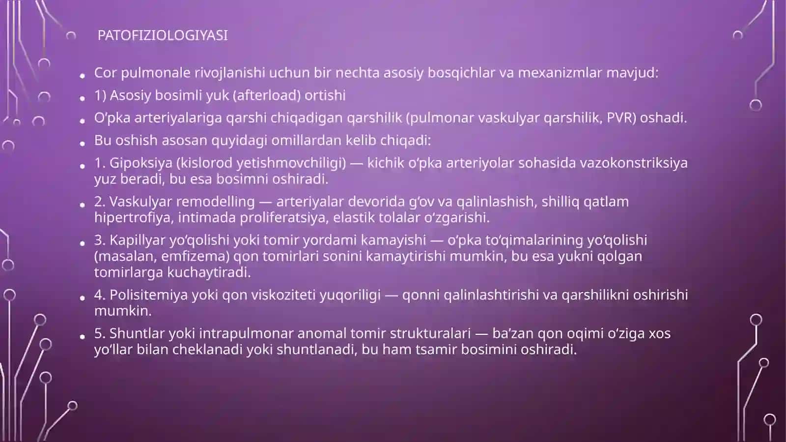O’PKA-YURAK YETISHMOVCHILIGI 4