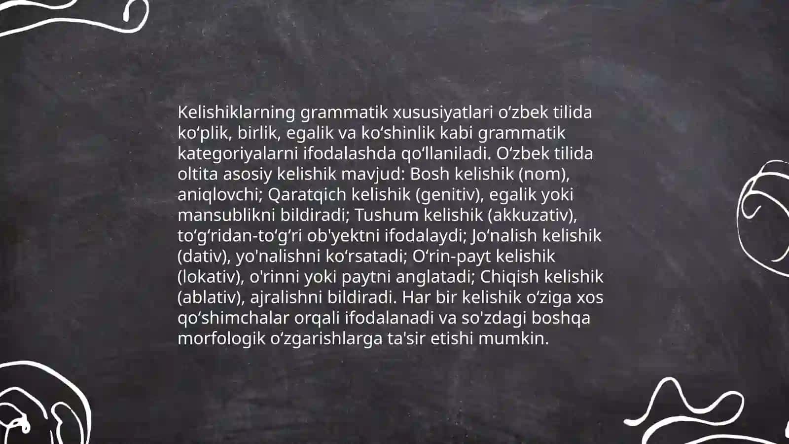 Kelishiklar va ularni oʻrgatish metodikasi 4