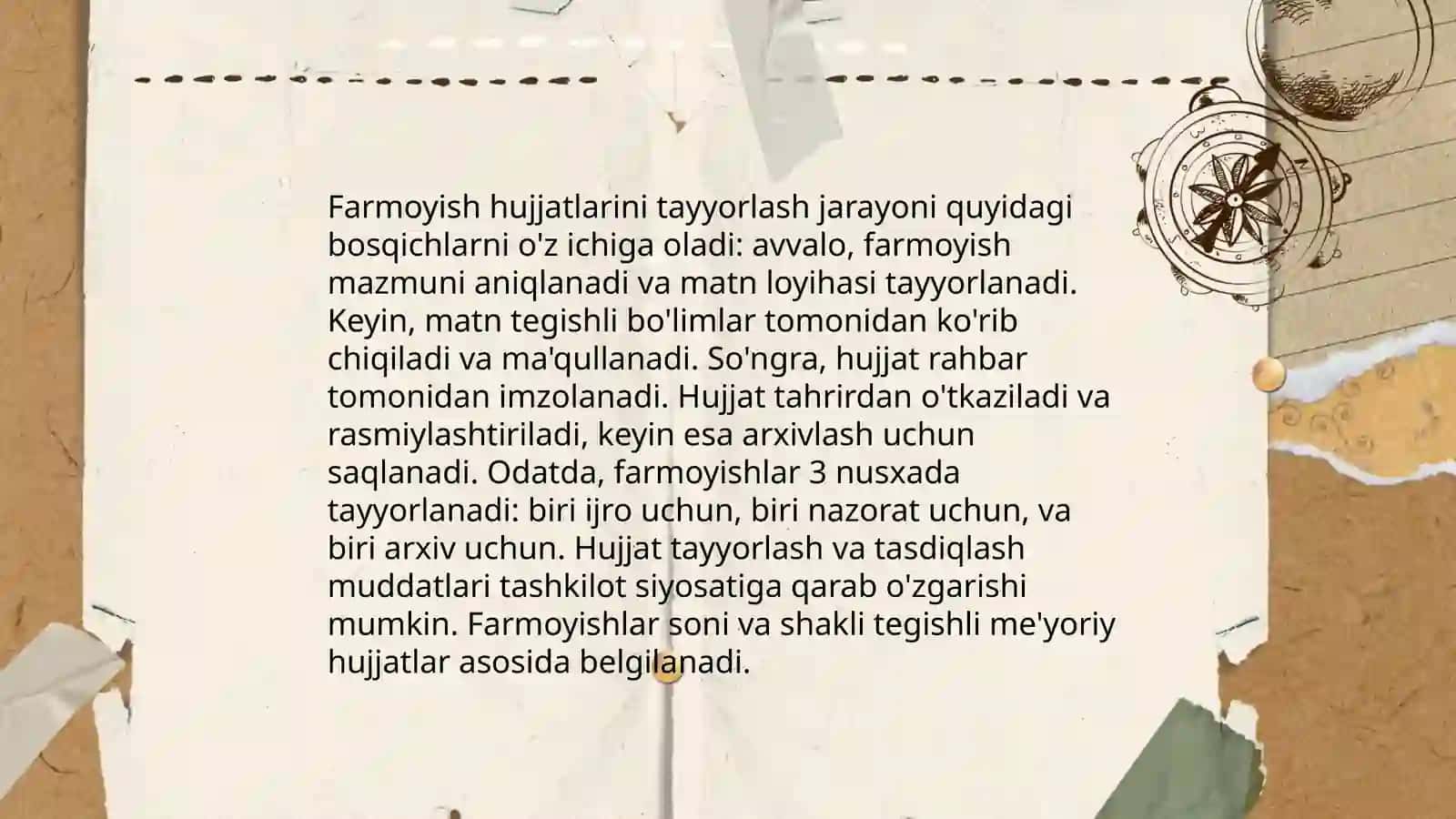 Farmoyish hujjatlari 4
