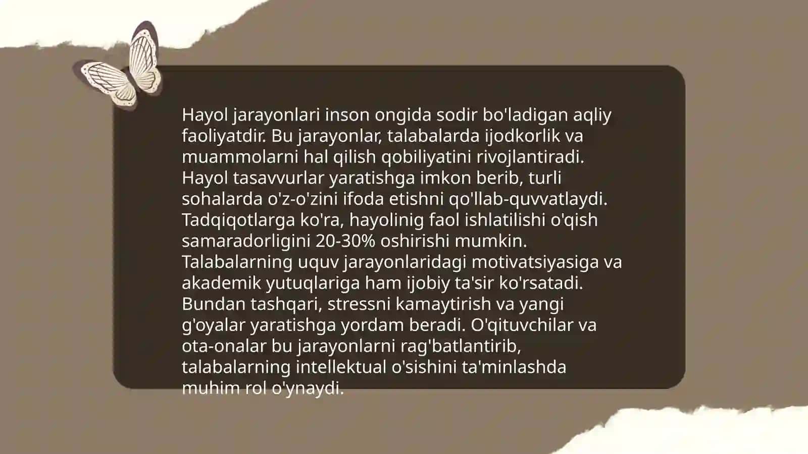 Talabalarda ijodkorlik qobiliyatini rivojlantirishda hayol jarayonining ahamiyati ekanligi 4
