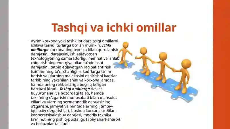 Mehnat unumdorligi va uni oshirish omillari va ko'rsatkichlari 4