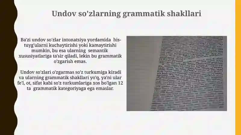 Ravishlarning grammatik shakllari 4