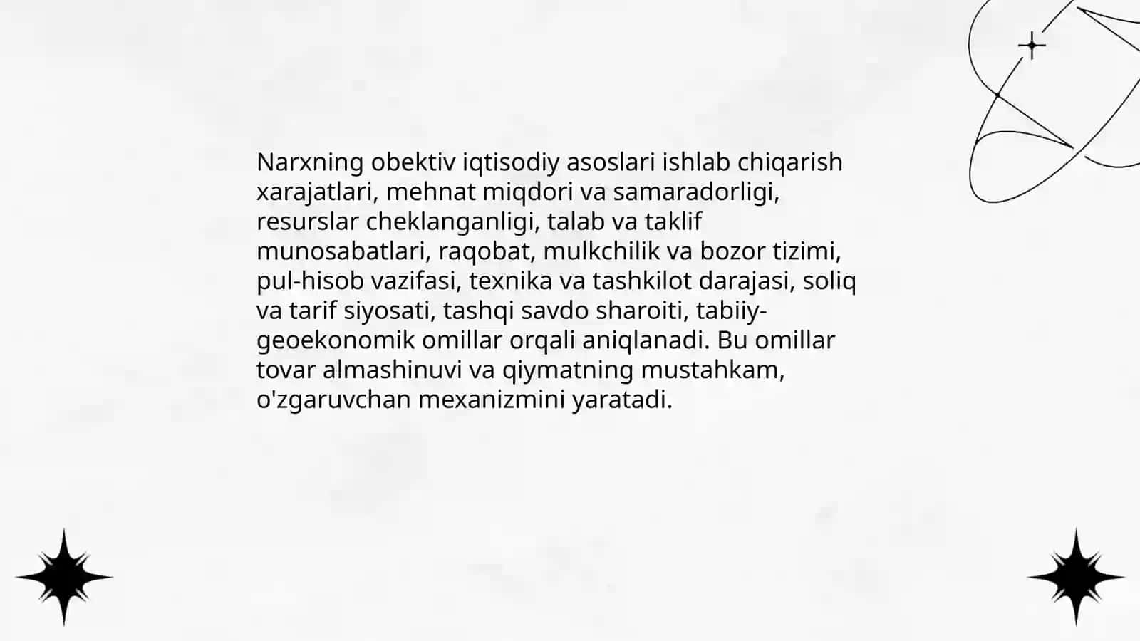 Narxning mazmuni,uning obektiv asoslari,vazifalari va turlari 4