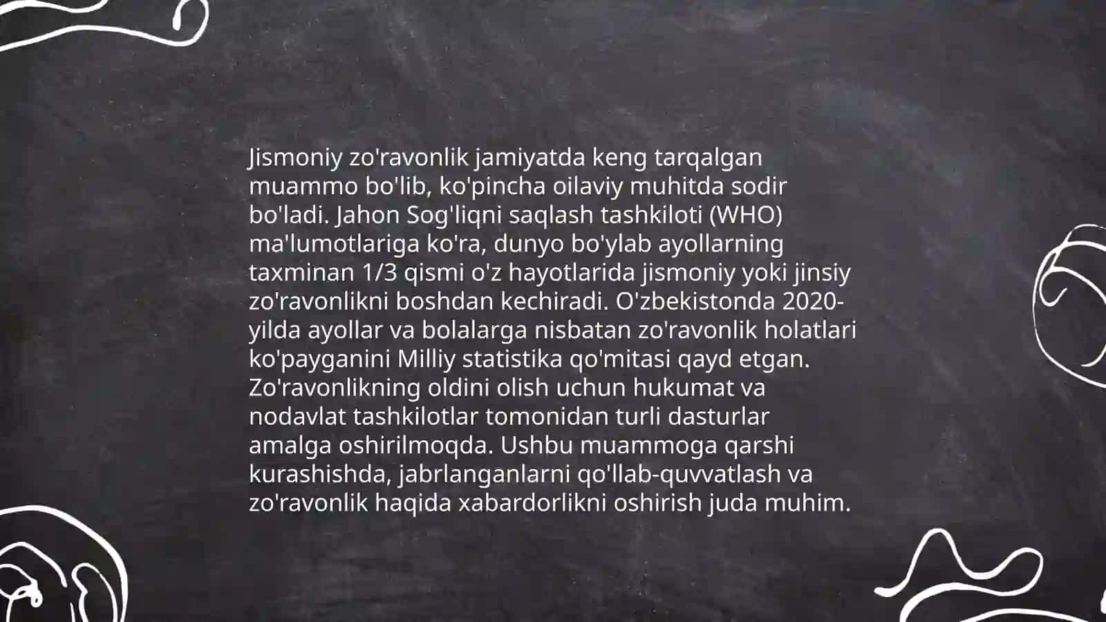 Oiladagi zo'ravonlik 4