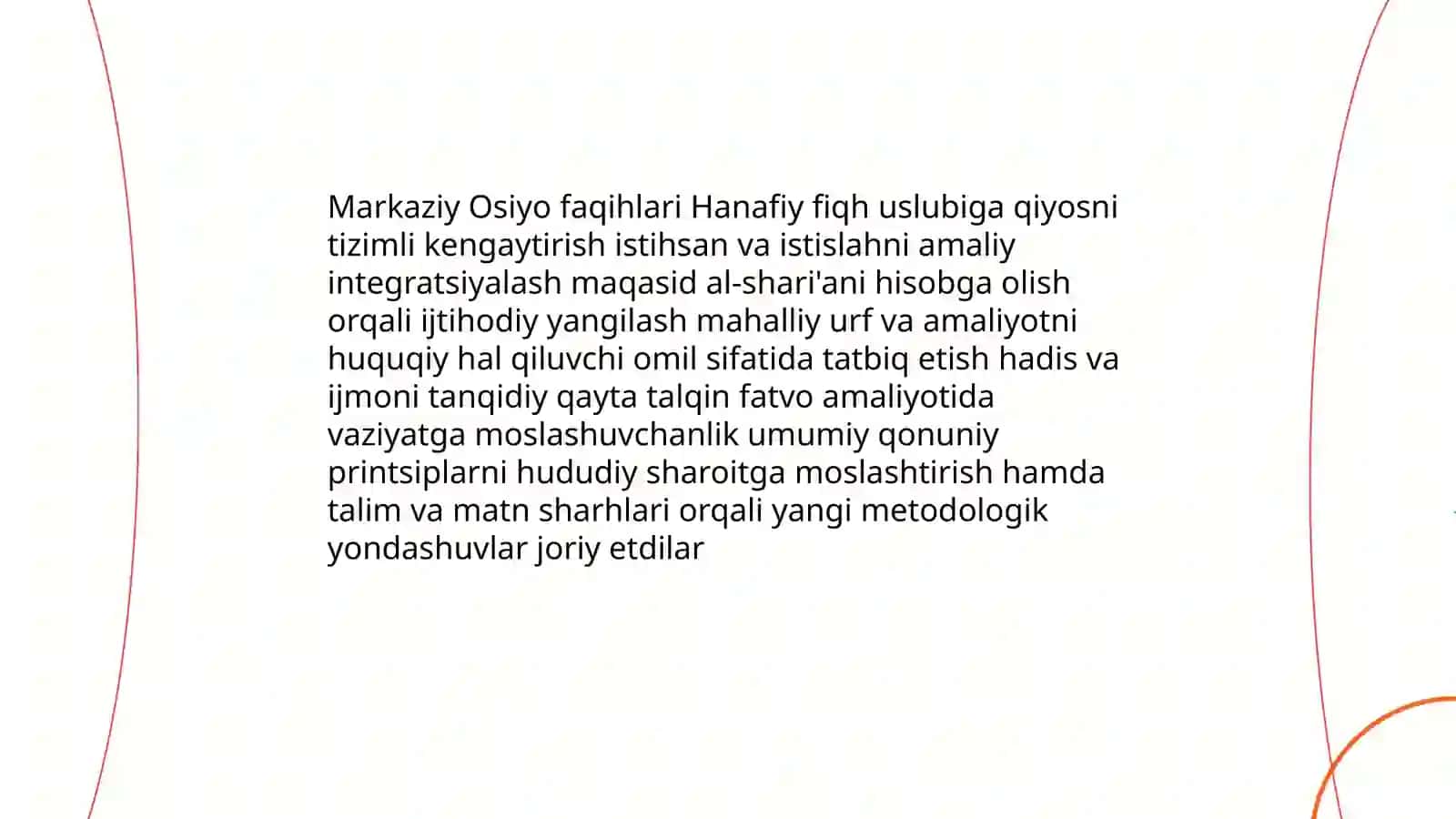 Hanafiy mazhabi rivojida Markaziy Osiyo faqihlarining roʻli va hissasi 4