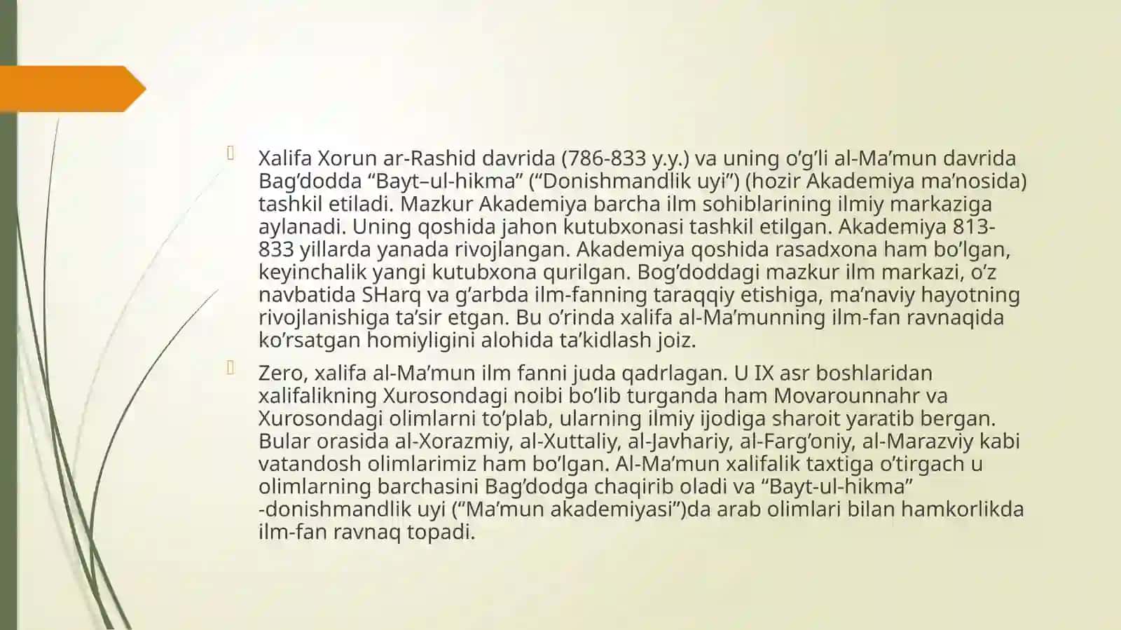 Sharq Uyg'onish Davrida (1-Renessans) Ilm-fan va Pedagogik Fikrlar 4