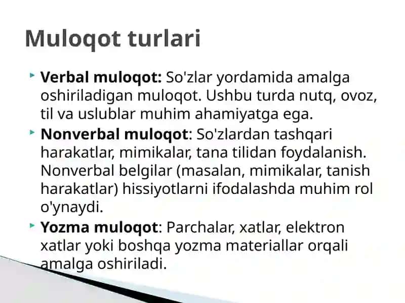 Muloqot 4
