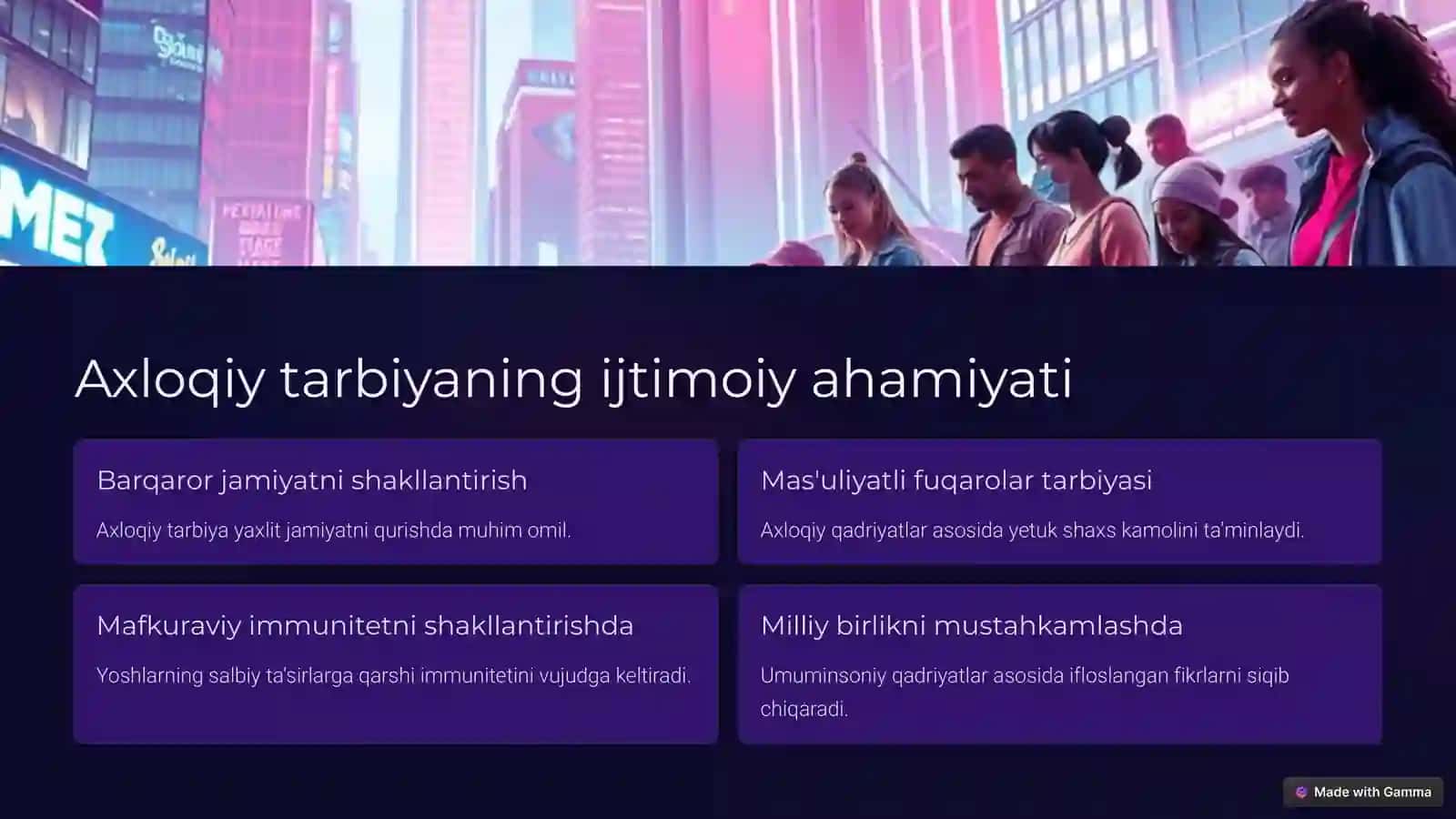 Zamonaviy axloqiy tarbiya: yutuqlar va kamchiliklar 4