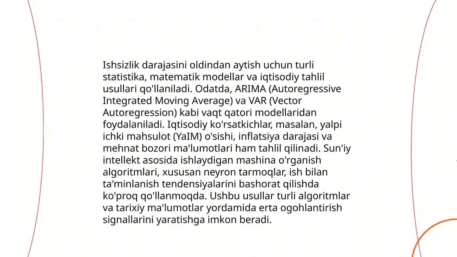 Mehnat bozorini ekonometrik modellashtirish 4