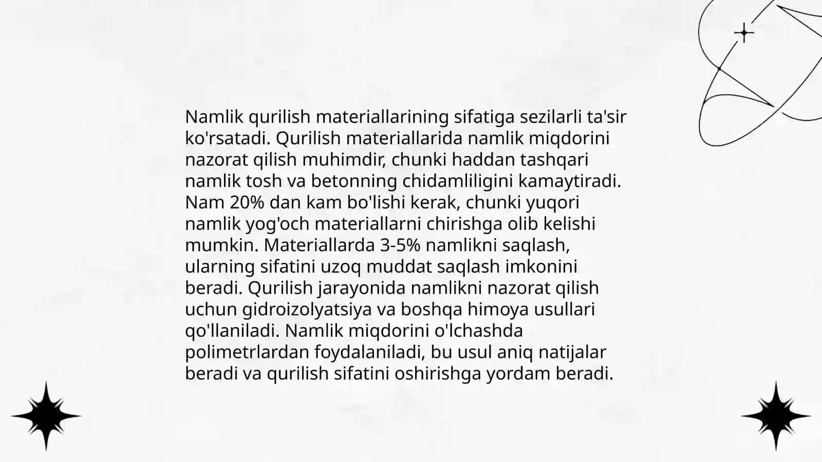 Qurilish maydonining namlik rejimi 4