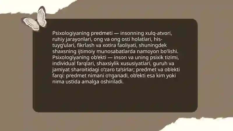 Psixologiyaga kirish va uning predmenti 4