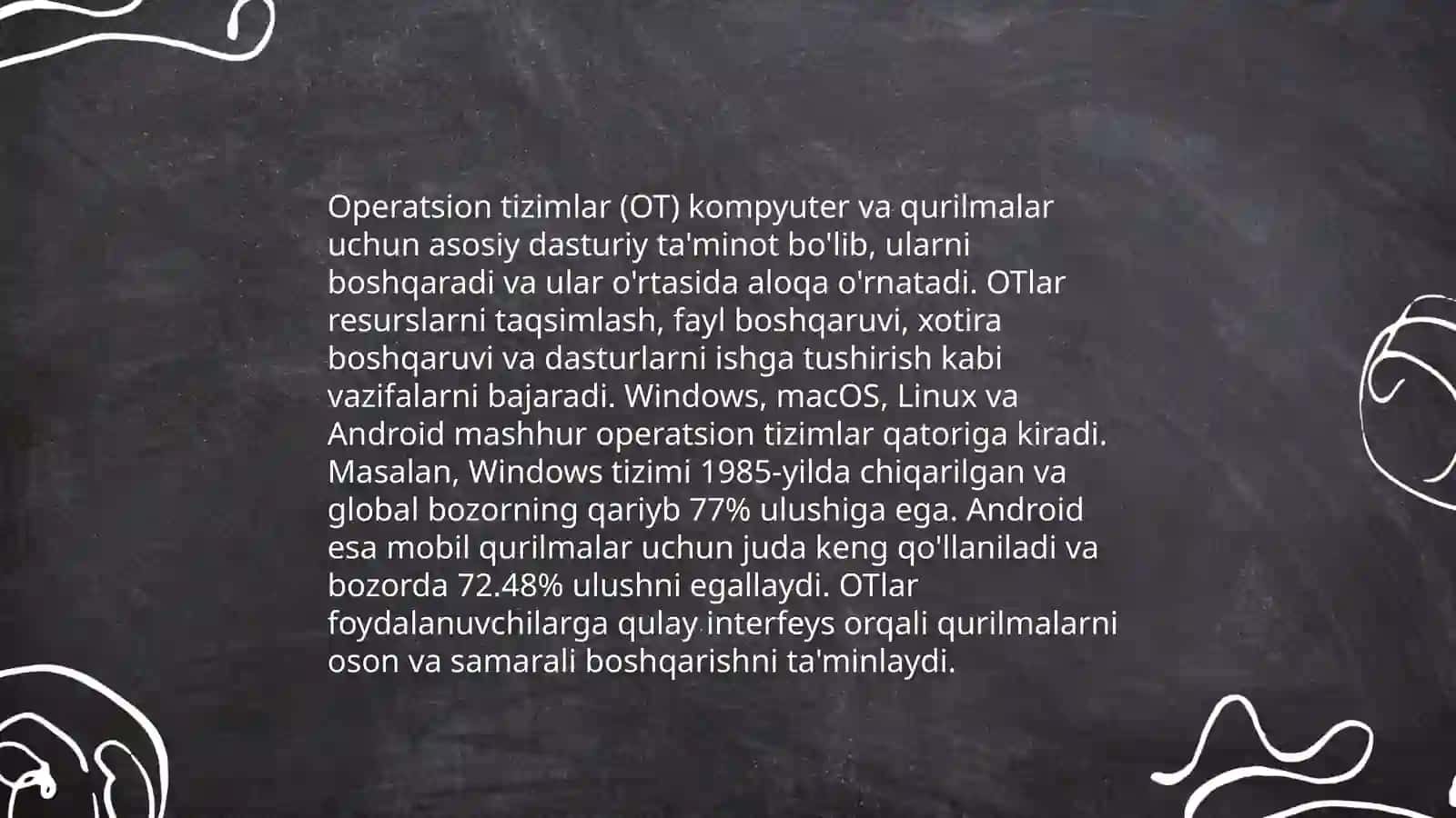 Kompyuterning amaliy dasturlari tarkibi bilan tanishish va ular bilan ishlashni oʻrganish 4
