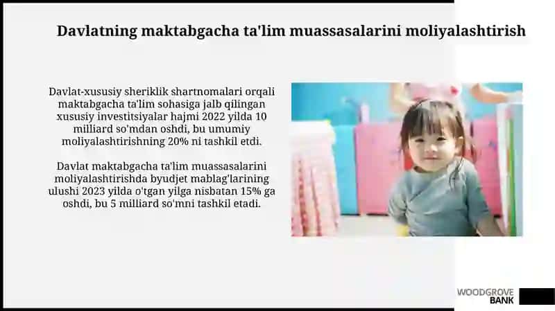 Zamonaviy maktabgacha ta'lim sohasida davlat siyosati 4