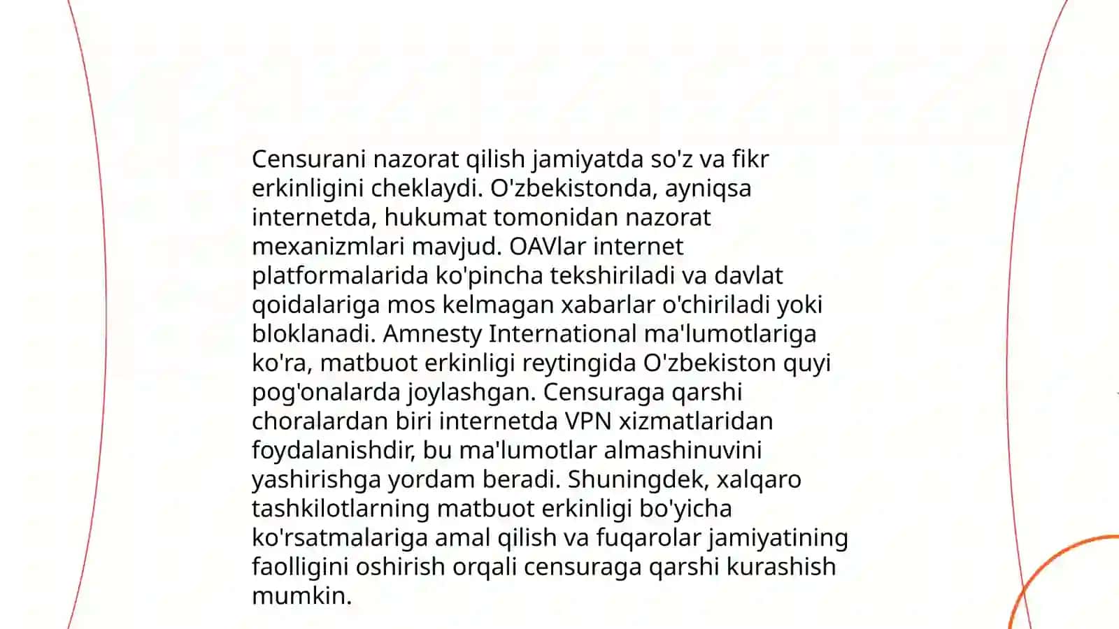 Ommaviy axborot vositalarining huquqiy asoslari 4