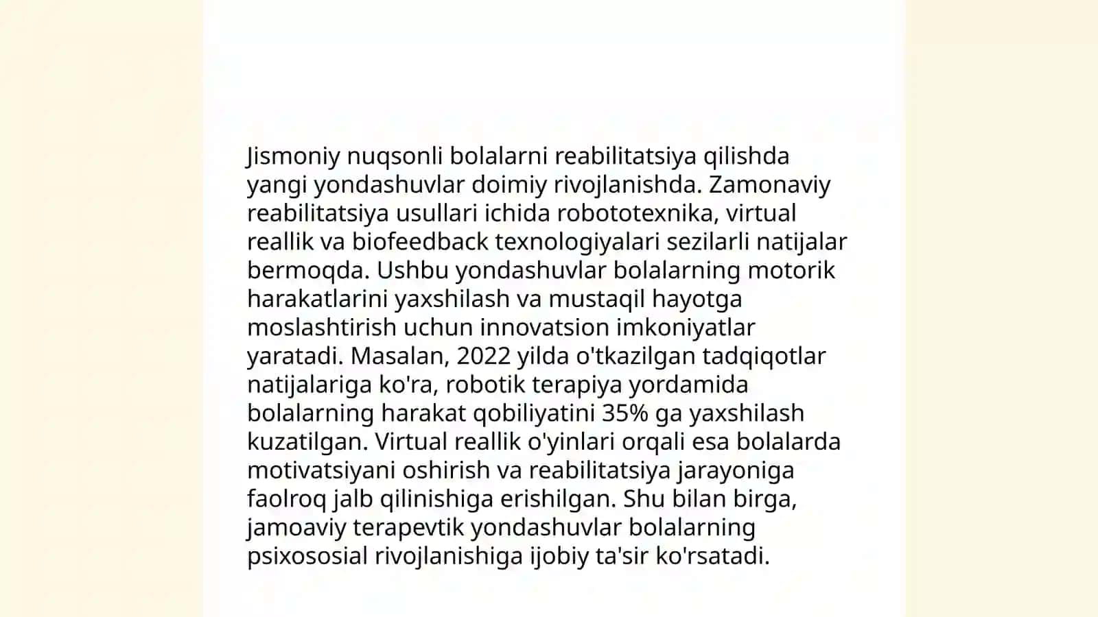 Bolaning jismoniy yoki ruhiy rivojlanishidagi nuqsonlarni bartaraf etish korekksiyasi kompitensiya ishlari 4