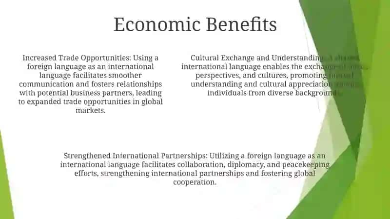 Use Of A Foreign Language As An International Language In Communication 4