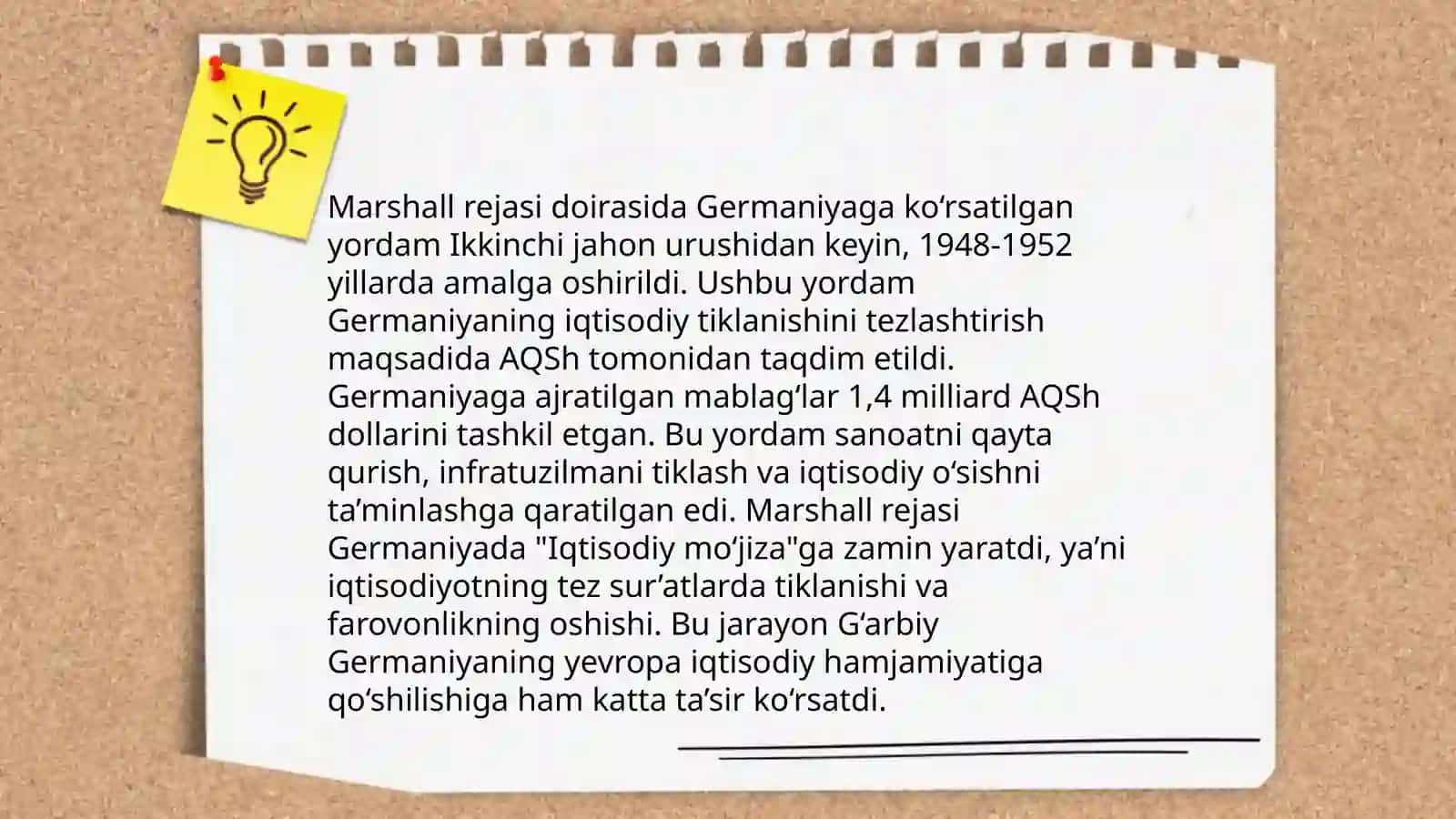 Ikkinchi Jahon Urushidan keyingi ijtimoiy va iqtisodiy tiklanish 4