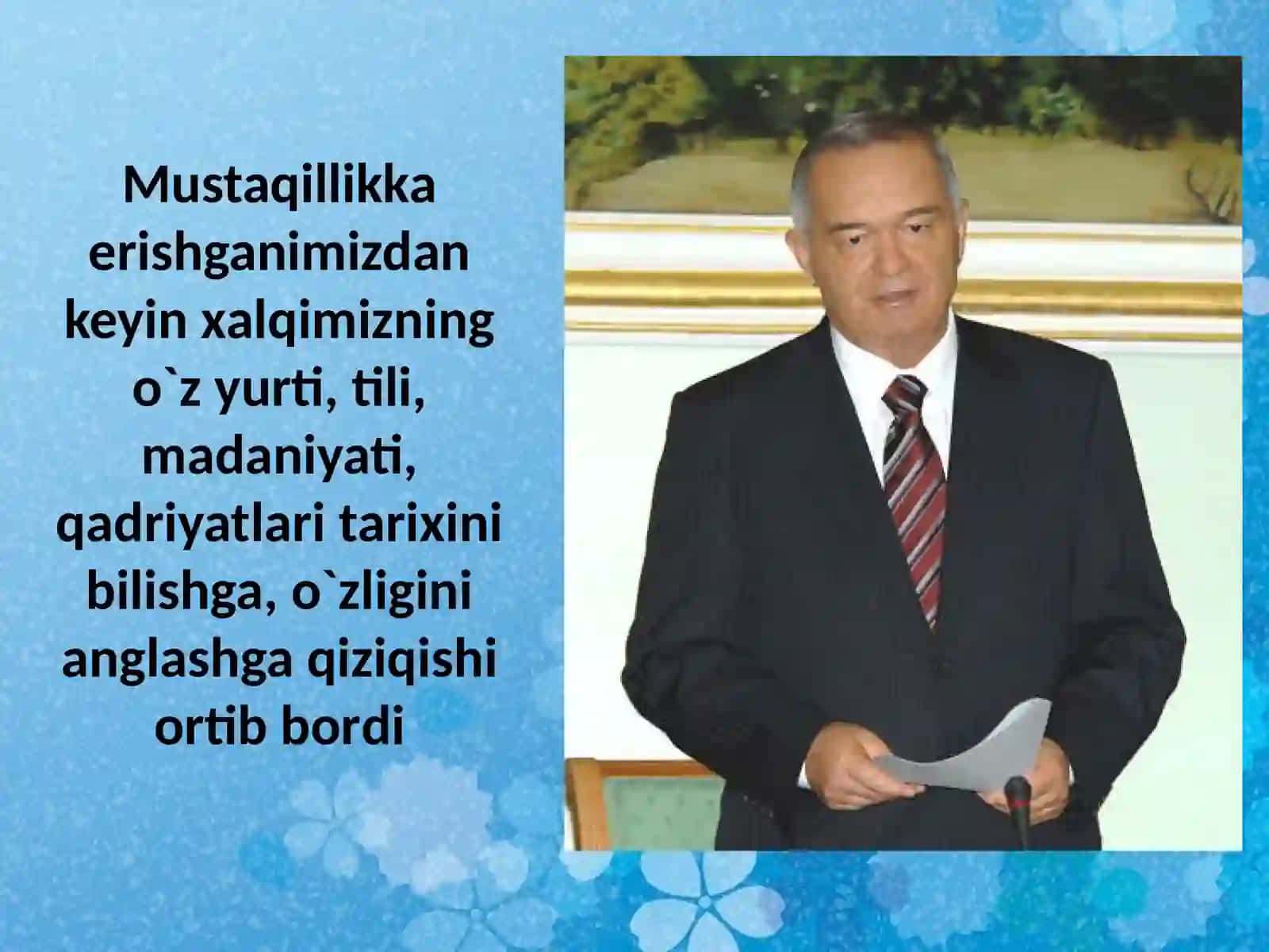TARIXIY XOTIRASIZ KELAJAK YO`Q 4